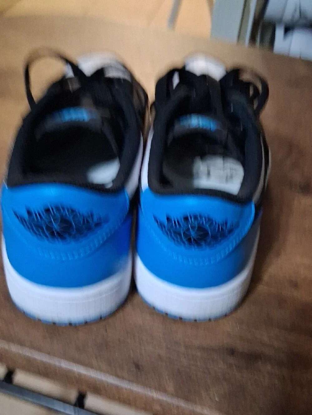 Jordan Men’s Low-Top Sneakers - Black White Blue